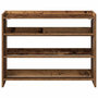 Voir la diapositive 4 : VIDAXL Etagere a chaussures vieux bois 80x25x62 cm bois d'ingenierie