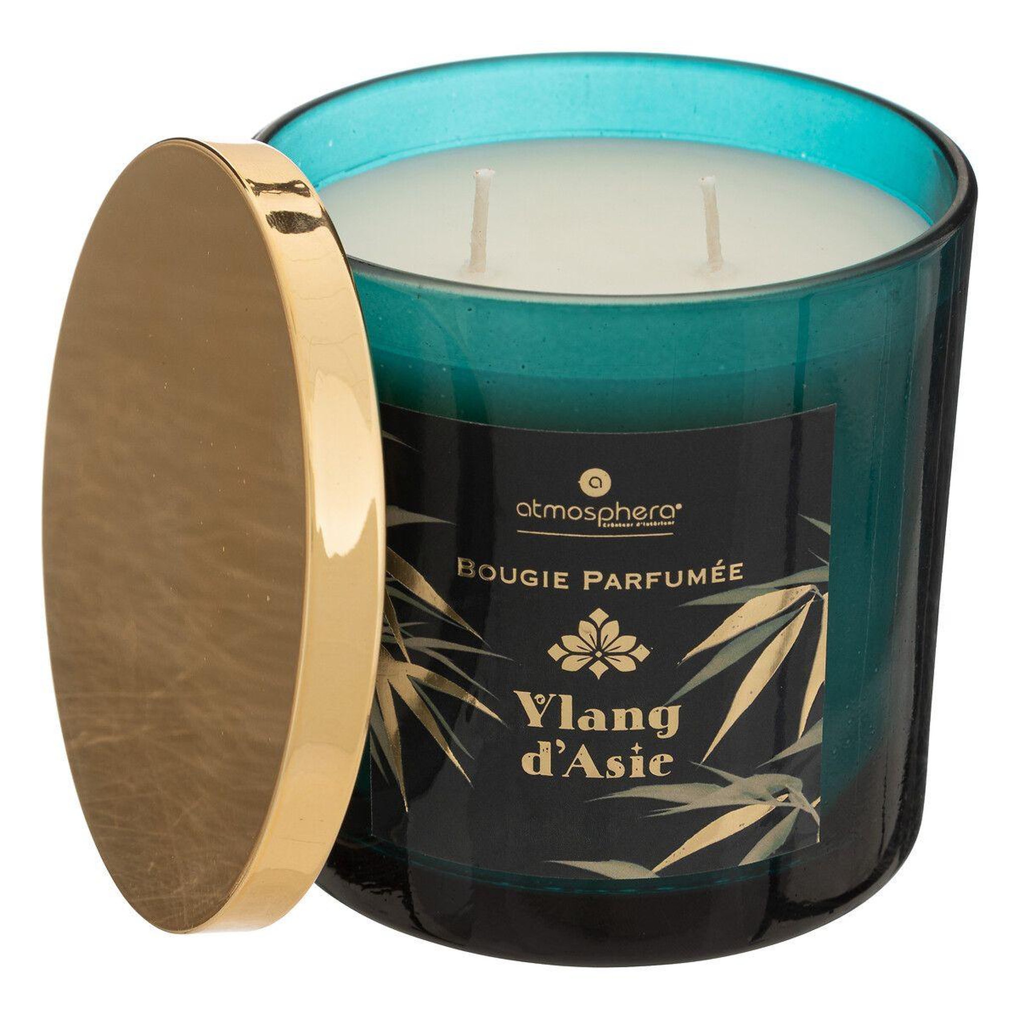 Voir la diapositive 2 : ATMOSPHERA Bougie parfumée  plum  400g ylang