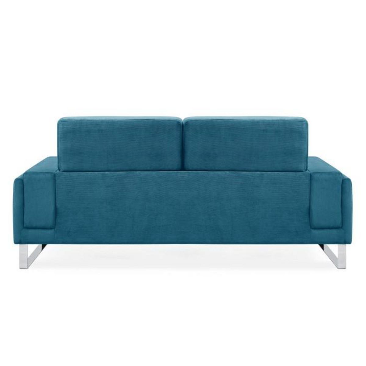 Paris Prix Canapé 3 Places Velours Côtelé  Ezekiel  198cm Bleu