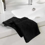 Voir la diapositive 2 : Paris Prix Lot de 2 Gants de Toilette  Tendresse  15x21cm Noir