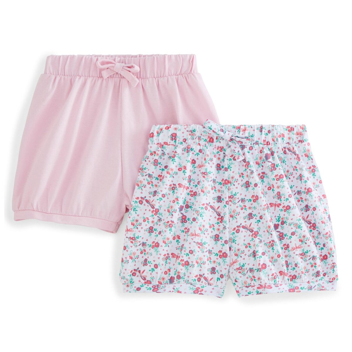 IN EXTENSO Lot de 2 shorts bébé fille