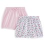 Voir la diapositive 1 : IN EXTENSO Lot de 2 shorts bébé fille