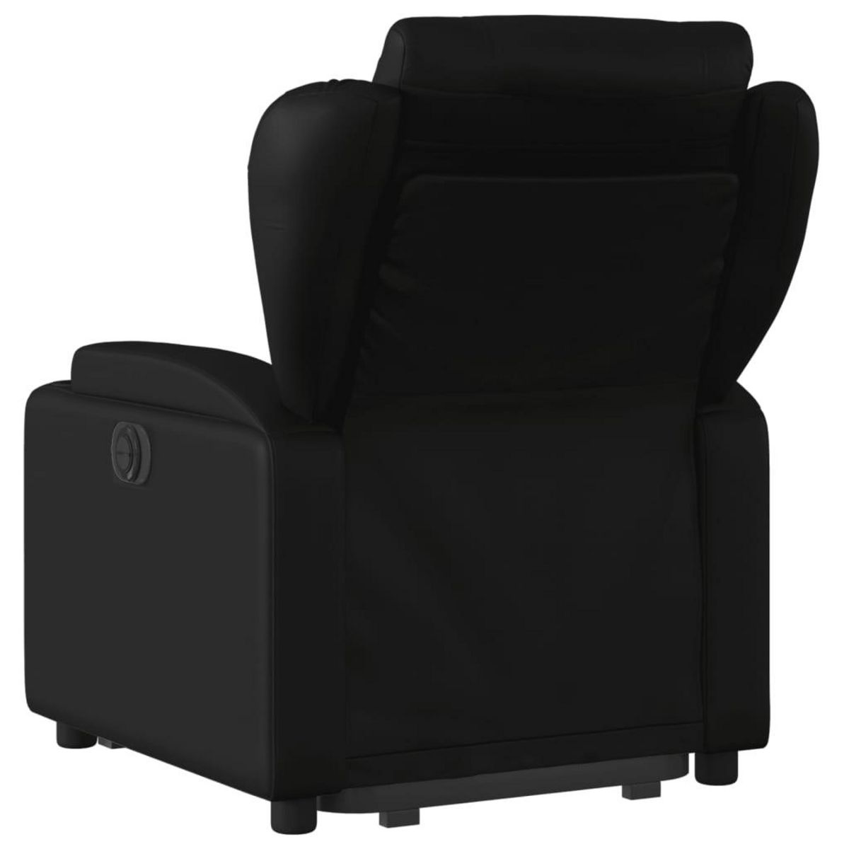 VIDAXL Fauteuil inclinable Noir Similicuir