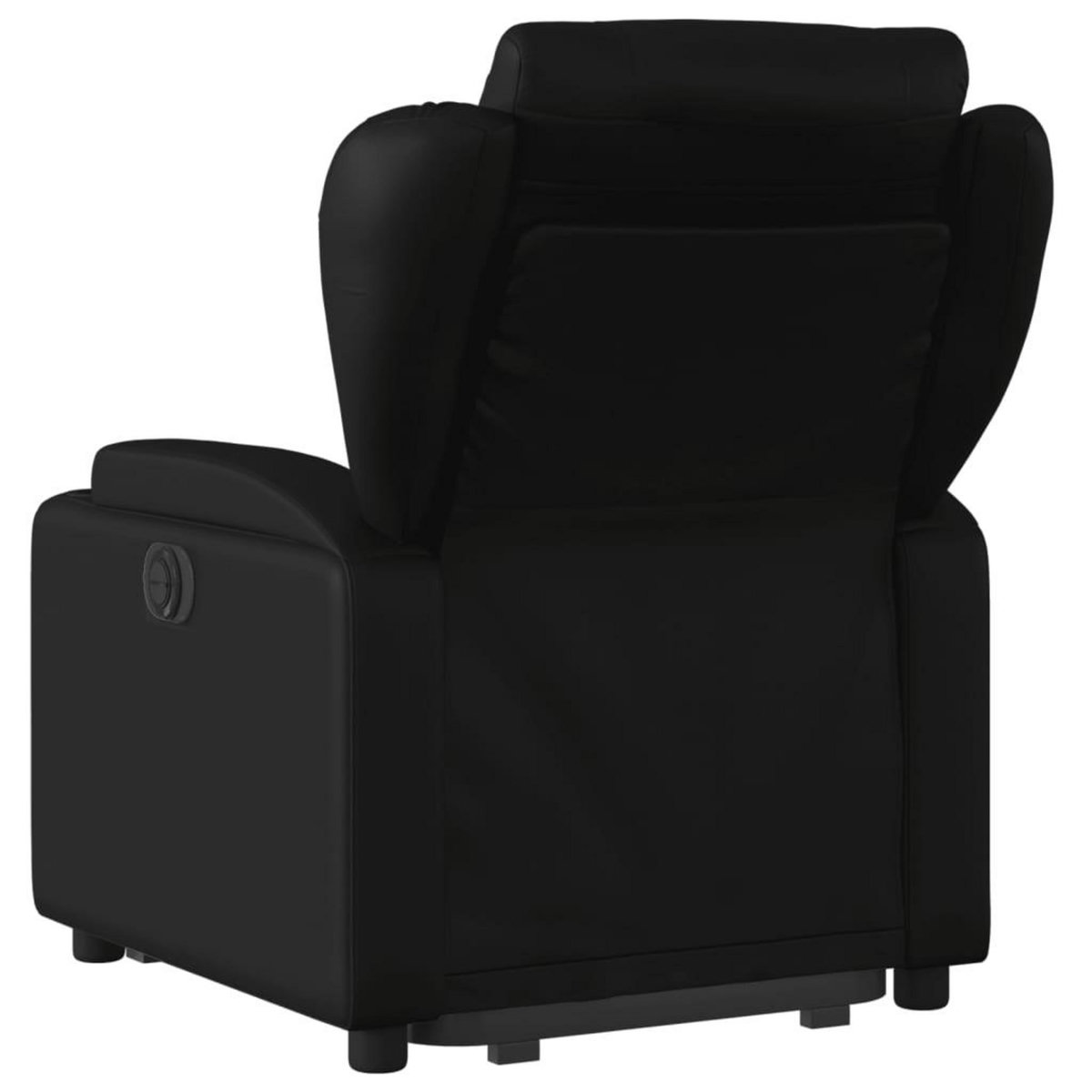 VIDAXL Fauteuil inclinable Noir Similicuir