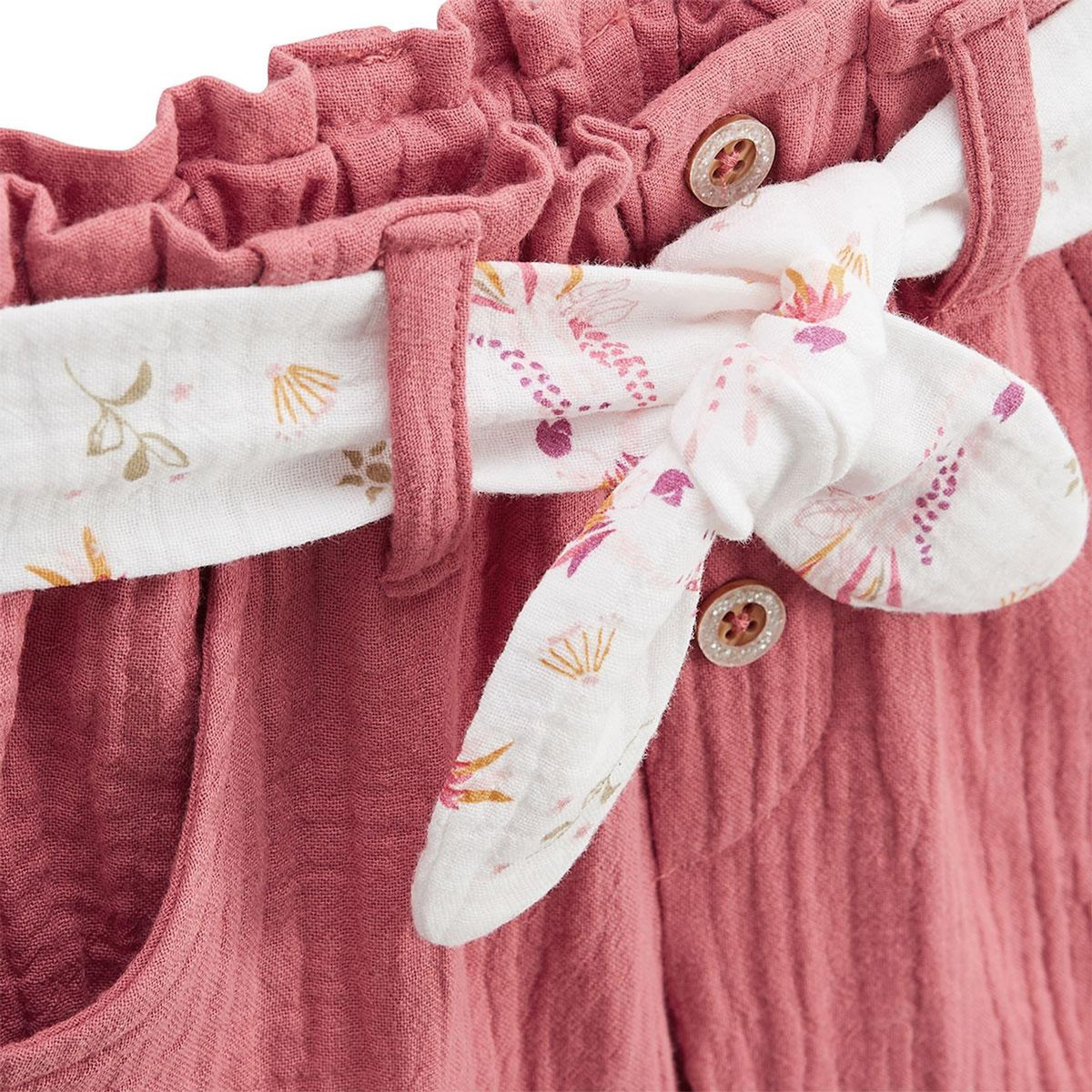 Petit Béguin Short enfant en gaze de coton Fiesta