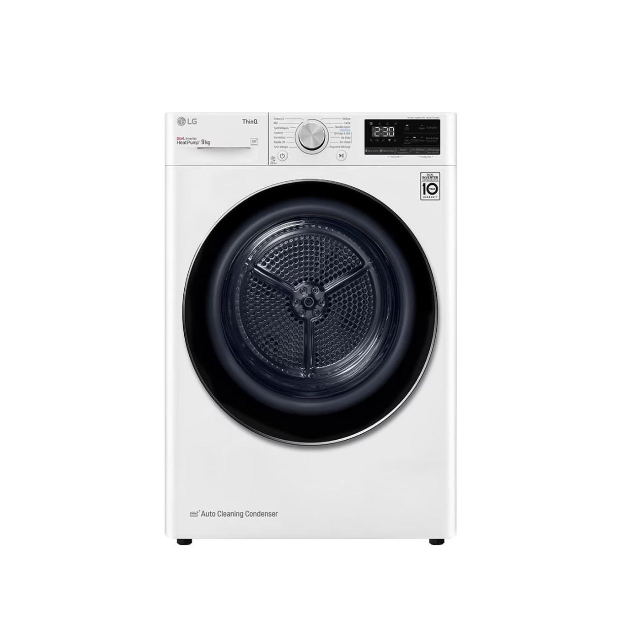 LG Sèche-linge pompe à chaleur 60cm 9 kg - rh9v50wh