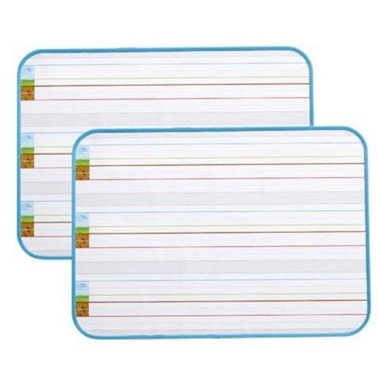 ARDOISES LIGNEES MAGNETIQUES RECTO/VERSO X2, Nathan