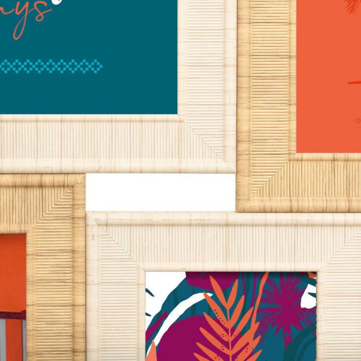 ATMOSPHERA Pêle-Mêle 6 Photos  Théa  64cm Naturel