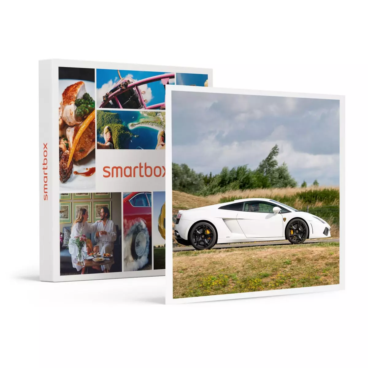 Smartbox Stage de pilotage enfant : 4 tours de circuit en Lamborghini Gallardo et en Ferrari F430 Spider - Coffret Cadeau Sport & Aventure