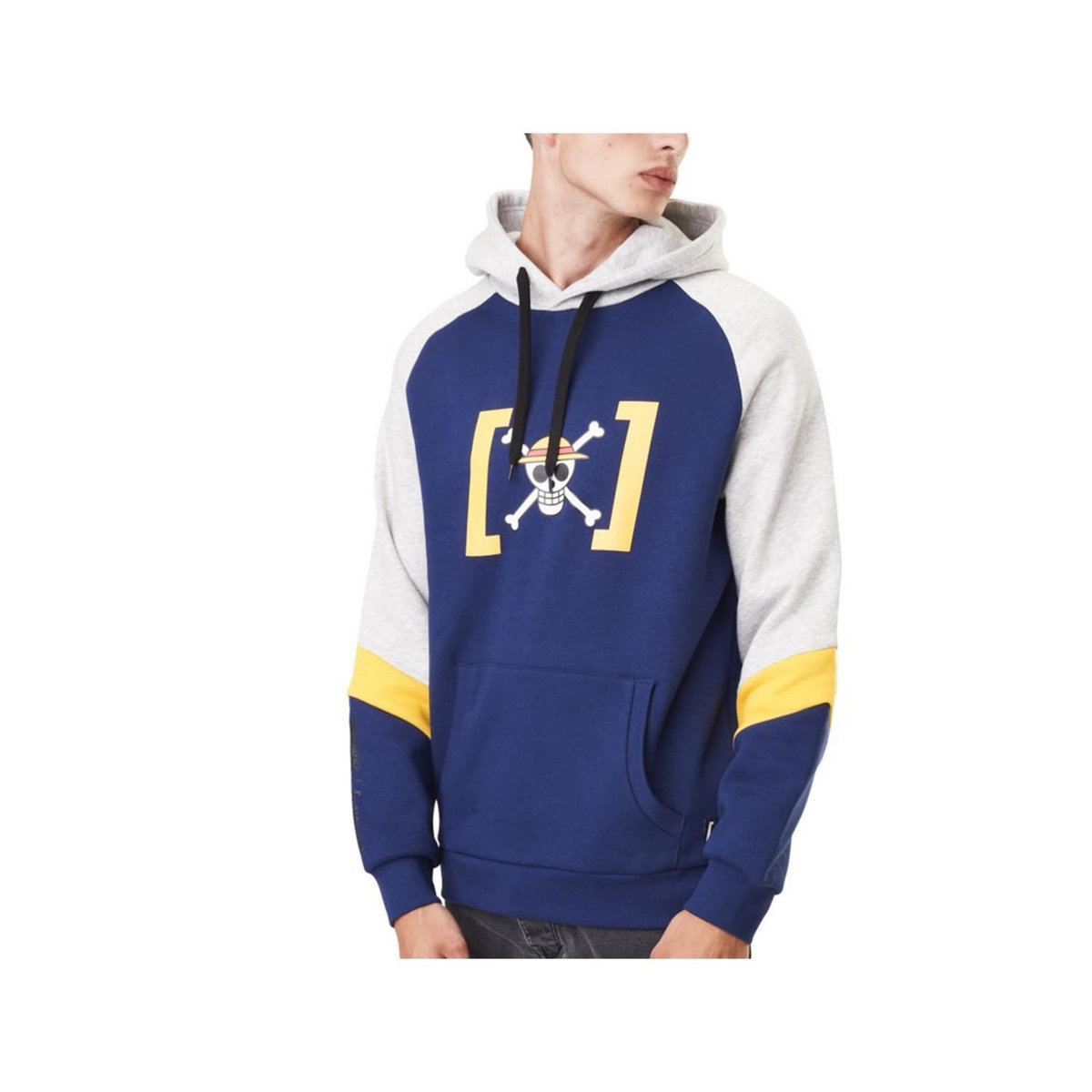 CAPSLAB Sweat à capuche homme One Piece Skull