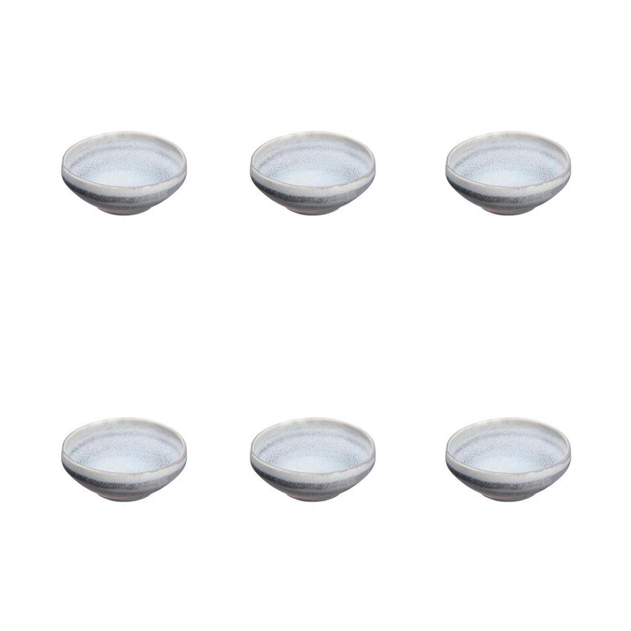 BJORN Coupelle stone ø11,5cm - 6 pièces - gris lune