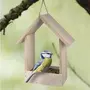 Rayher Mangeoire à oiseaux en bois 20 x 10 x 25 cm