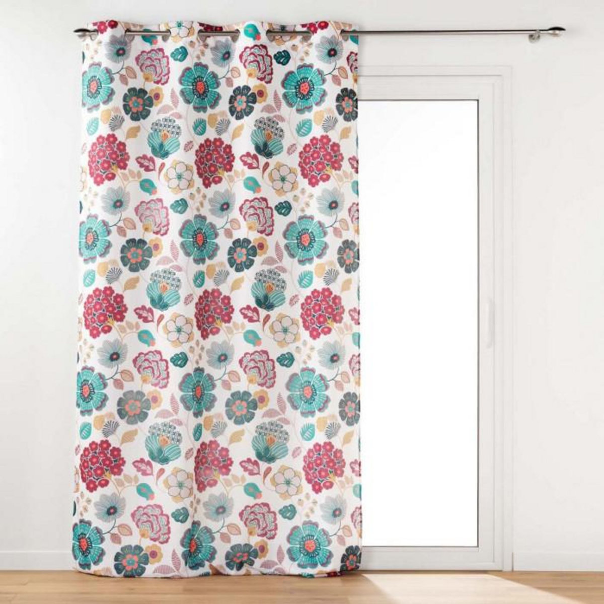 Paris Prix Rideau Voilage à Œillets Imprimé  Winteria  140x240cm Blanc