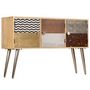 Voir la diapositive 2 : VIDAXL Buffet 120x30x75 cm bois de manguier massif