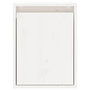 Voir la diapositive 5 : VIDAXL Armoire murale Blanc 30x30x40 cm Bois de pin massif