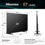 Voir la diapositive 5 : Hisense TV QLED 58E7Q 2025 (146cm)