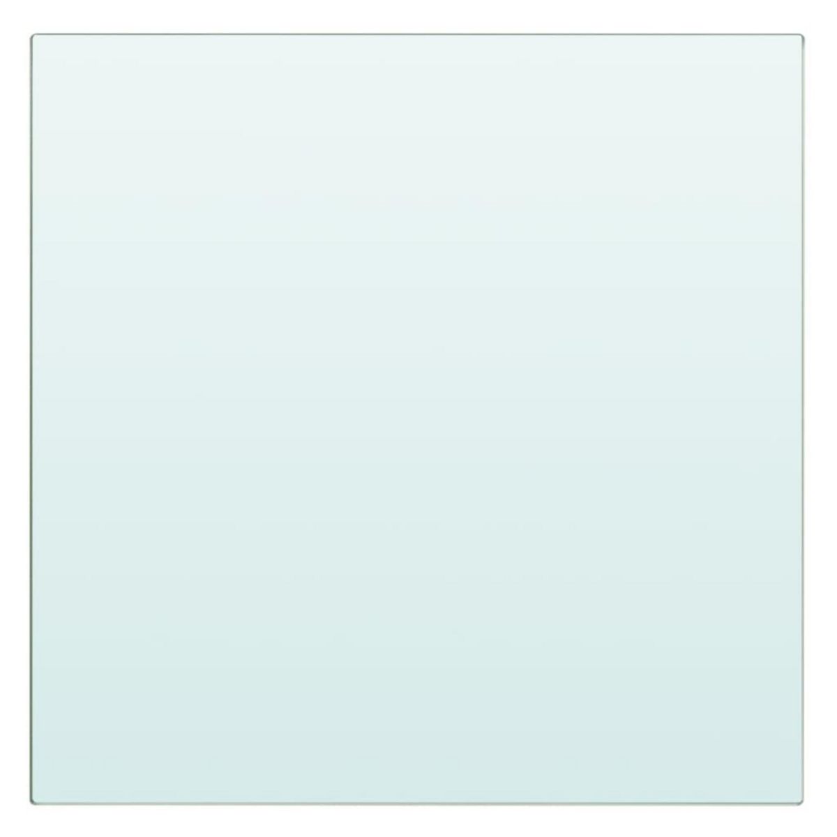 VIDAXL Panneau pour etagere Verre transparent 30 x 30 cm