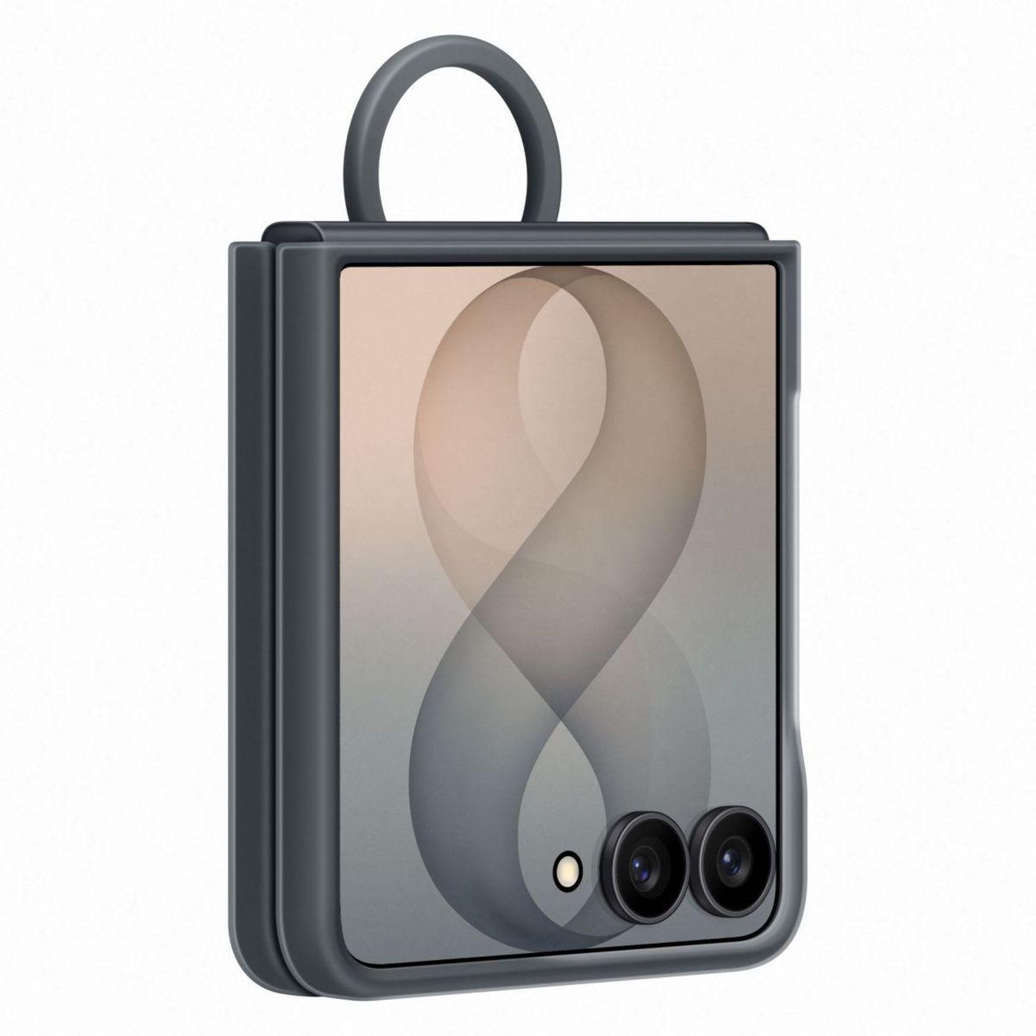 Voir la diapositive 4 : Samsung Coque flip 8 silicone anneau magnétique noir