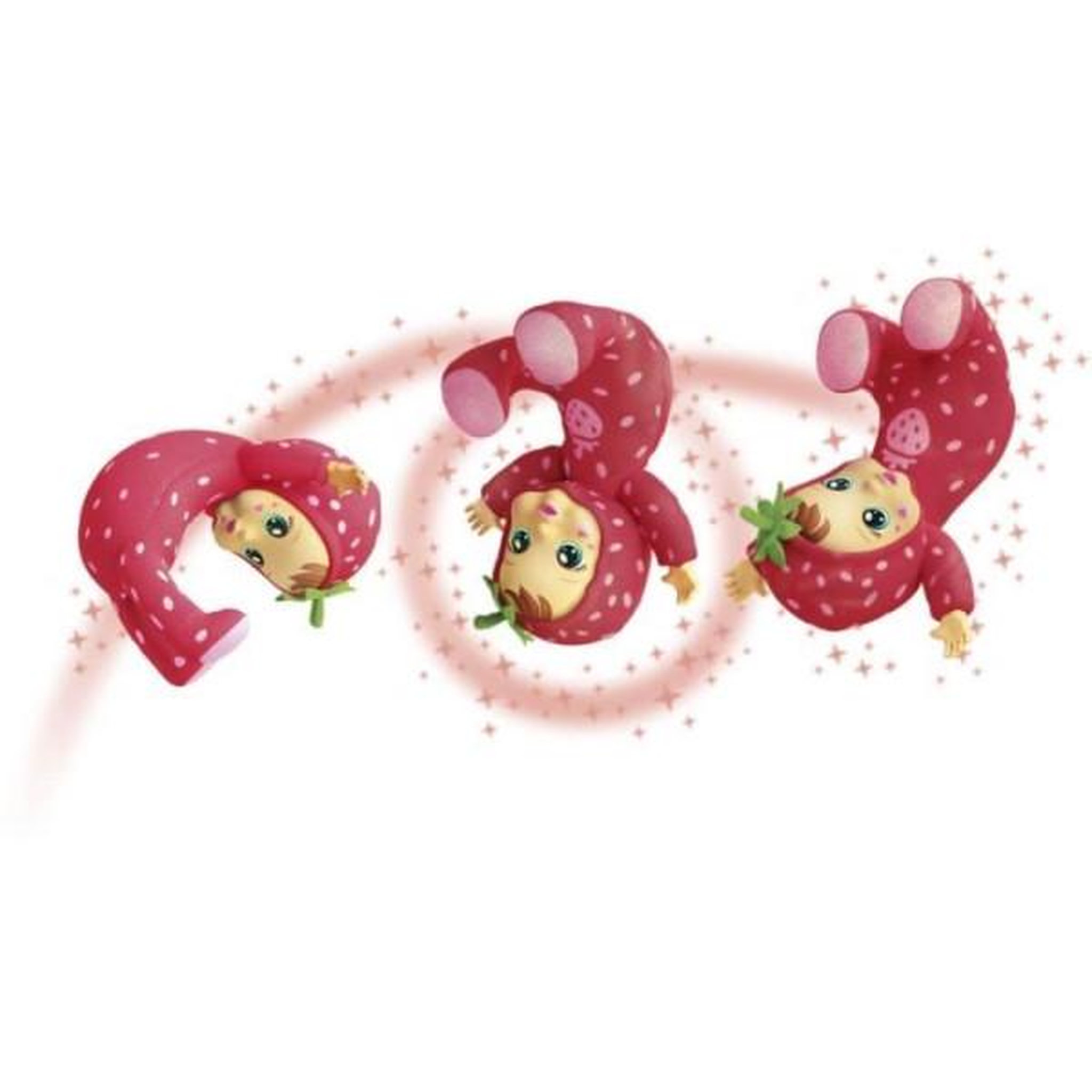 Voir la diapositive 3 : LANSAY Poupon - LANSAY - Mon bébé cabrioles - Lina la fraise - Des 18 mois