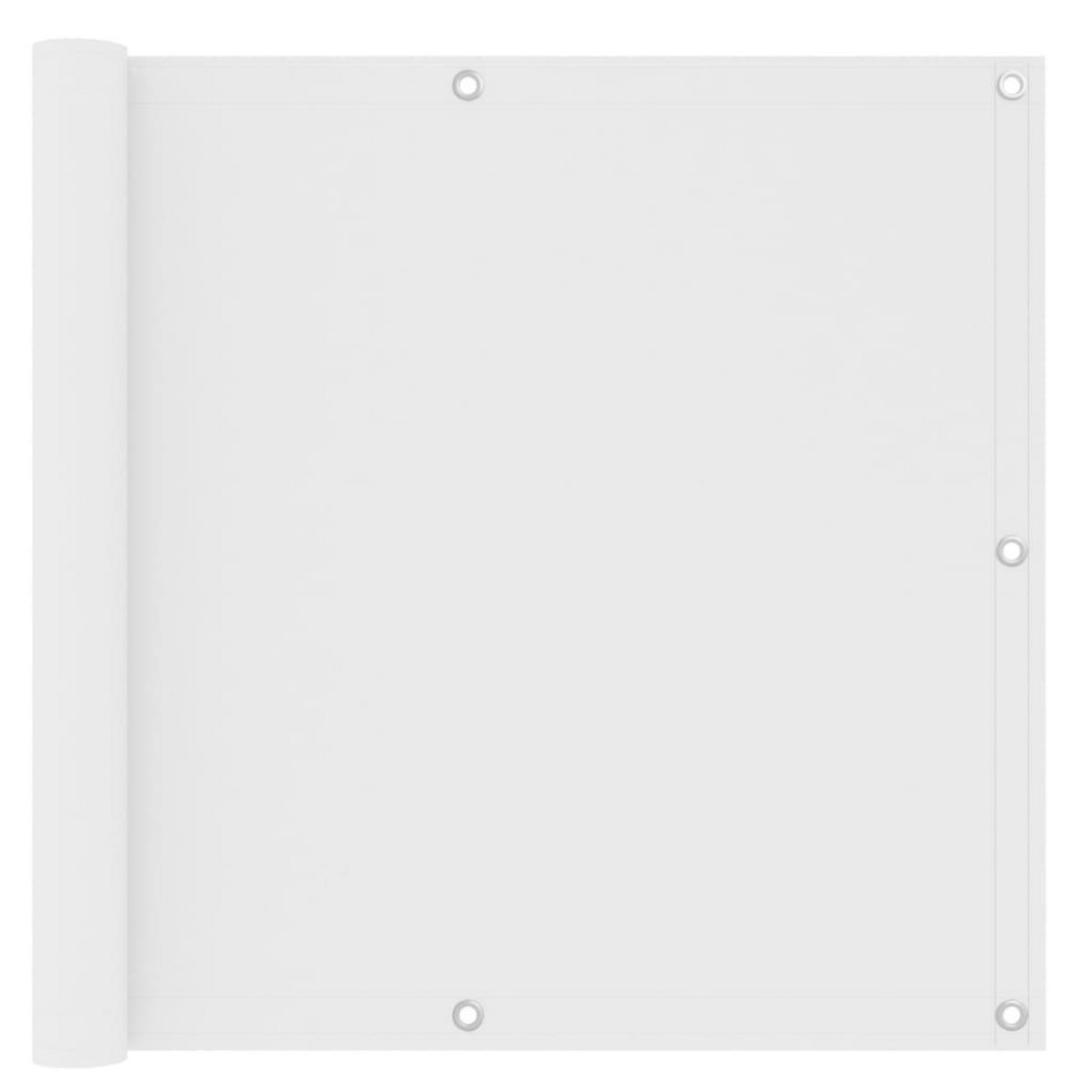 VIDAXL Ecran de balcon Blanc 90x400 cm Tissu Oxford