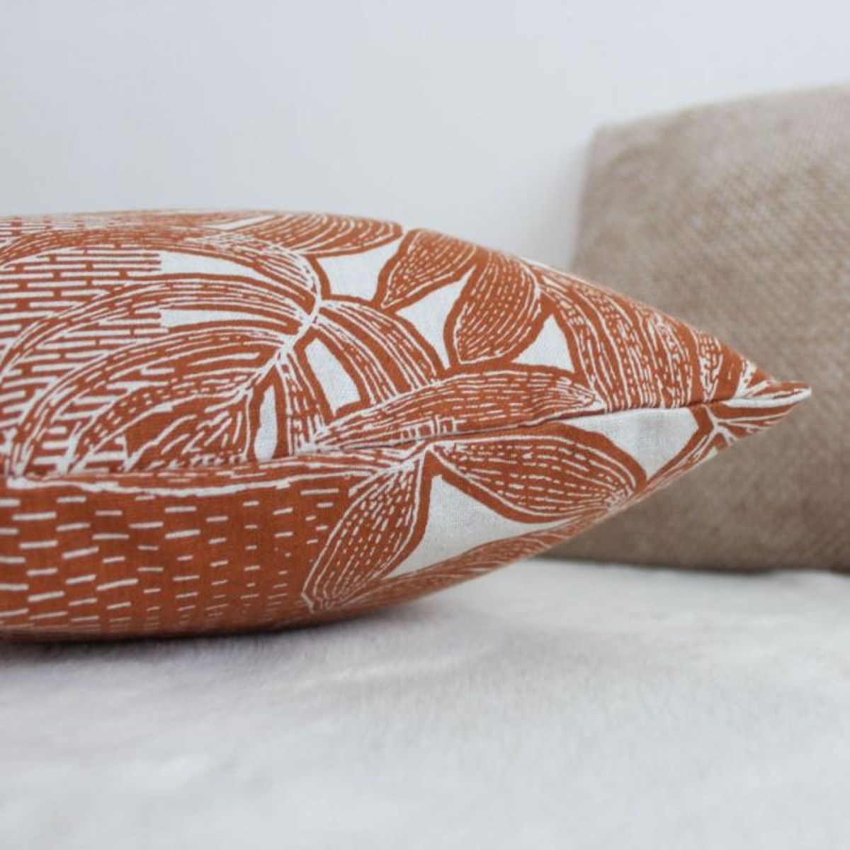 Paris Prix Coussin Déco Imprimé  Casamance  30x50cm Cuivre