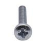 Voir la diapositive 4 :  Vis à métaux zinguée tête cylindrique bombée PZ cruciforme Vissal Ø 4x20 mm  lot de 12 vis+écrou