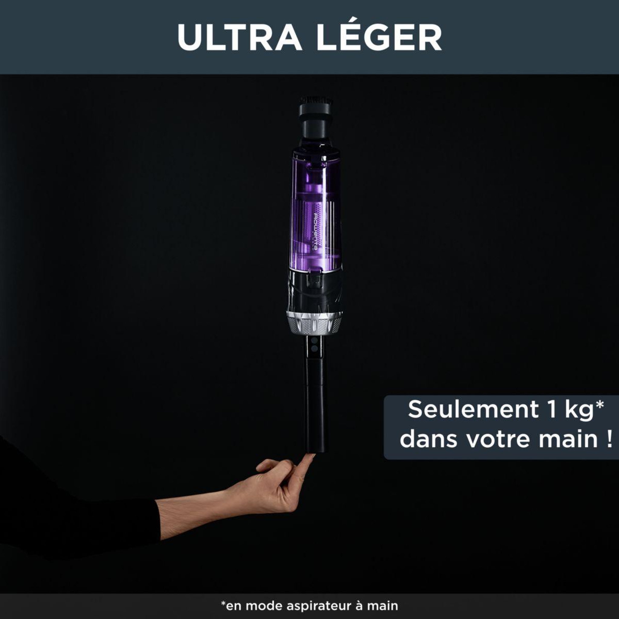 Voir la diapositive 3 : ROWENTA Aspirateur balai x nano rh1129wo