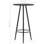 Voir la diapositive 6 : VIDAXL Ensemble de bar 5 pcs Plastique Noir