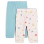 Voir la diapositive 2 : INEXTENSO Lot de 2 pantalons molleton bébé fille