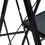 Voir la diapositive 4 : FIVE Escabeau 4 Marches  Pliant  124cm Noir