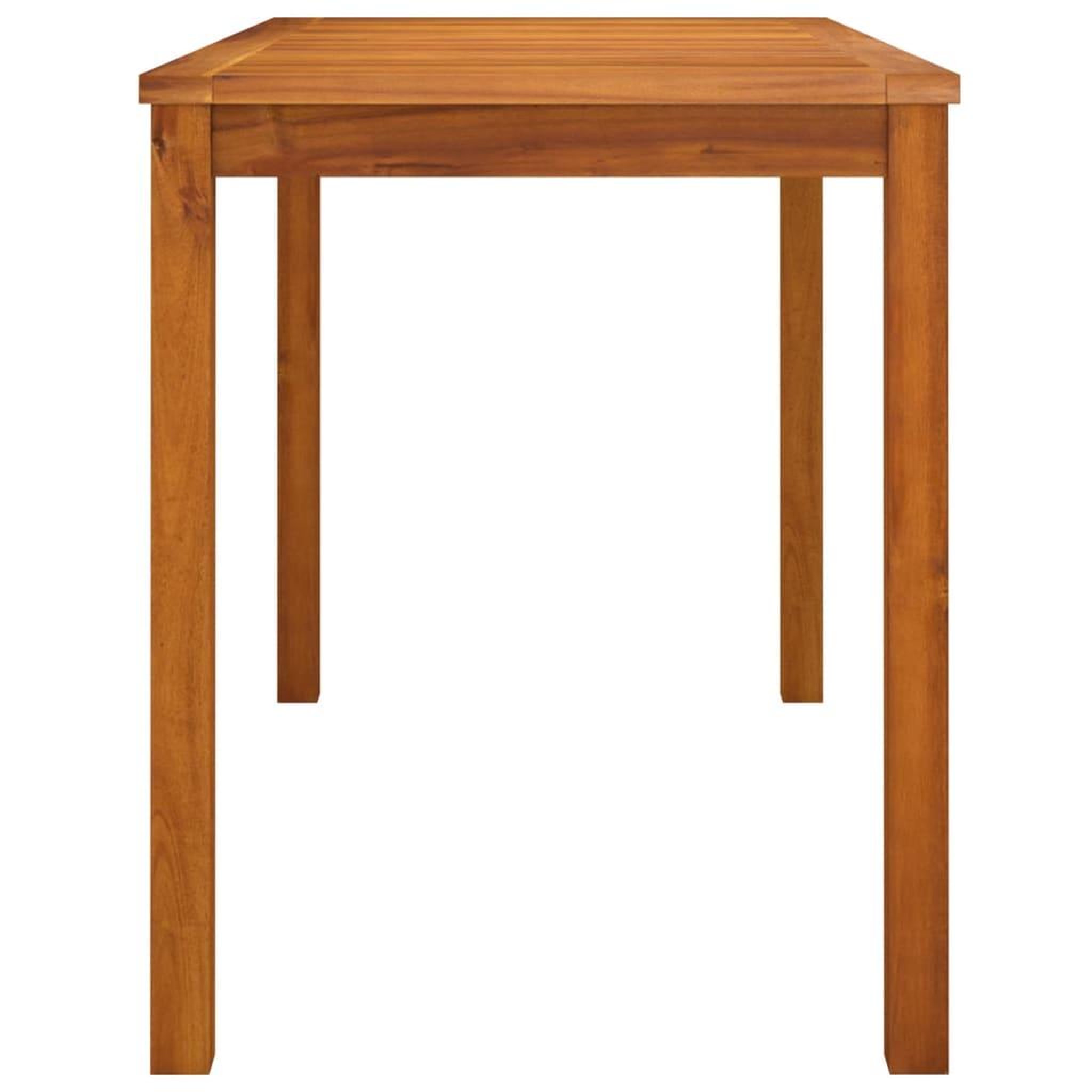 Voir la diapositive 4 : VIDAXL Table de jardin 110x55x67 cm bois d'acacia solide