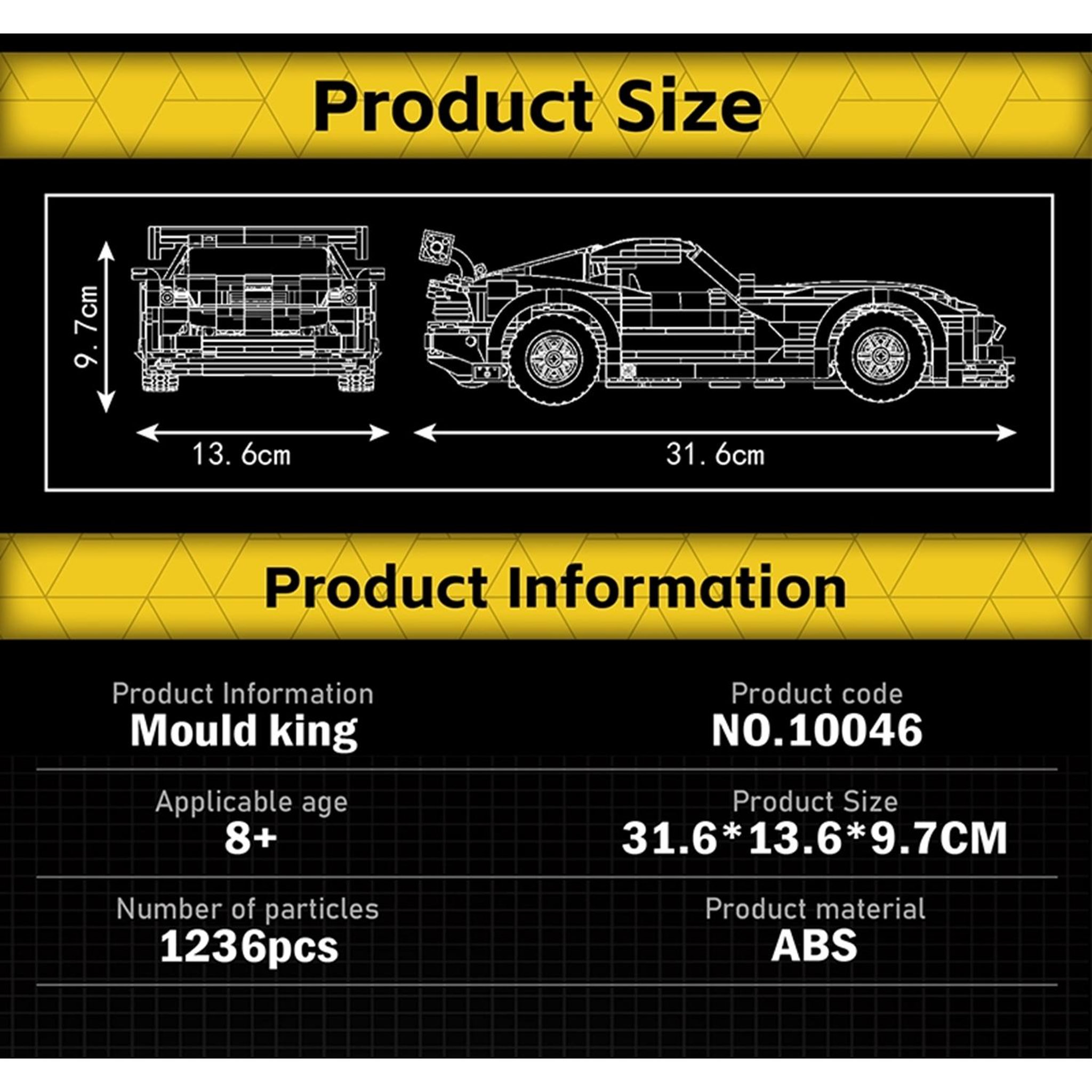 Voir la diapositive 5 : MOULD KING D. Viper Voiture de sport