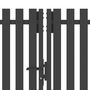 Voir la diapositive 4 : VIDAXL Portail de cloture de jardin Acier 4x2,5 m Anthracite