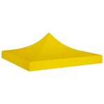 VIDAXL Toit de tente de reception 3x3 m Jaune 270 g/m^2