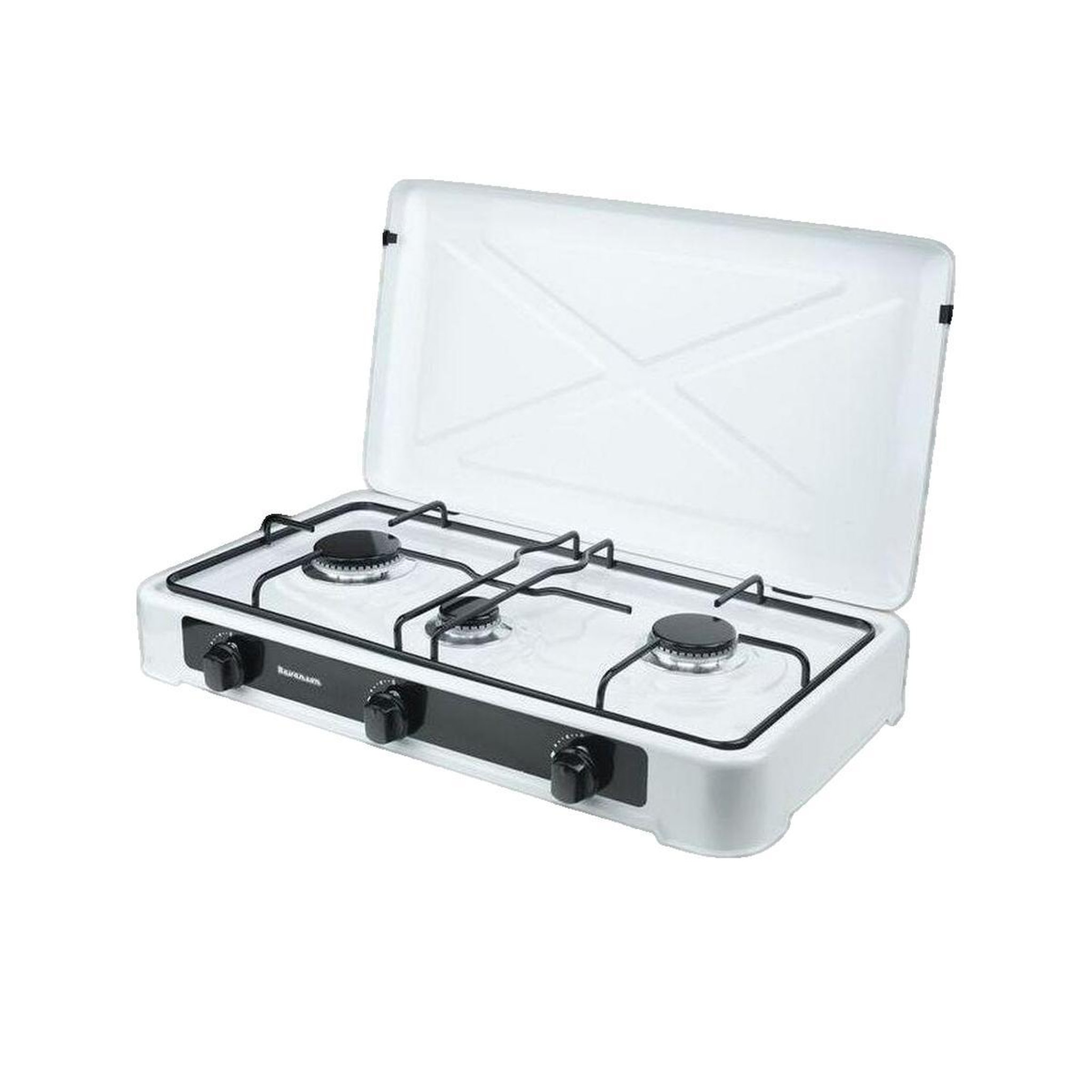 Voir la diapositive 2 : VANS plaque de cuisson gaz k-03t 60cm 3 foyers