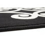 Voir la diapositive 2 : Paris Prix Tapis Tissé Effet 3D à Poils Courts  Manolya  Noir