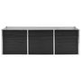 Voir la diapositive 3 : VIDAXL Lit sureleve de jardin Anthracite 240x80x77 cm Acier galvanise