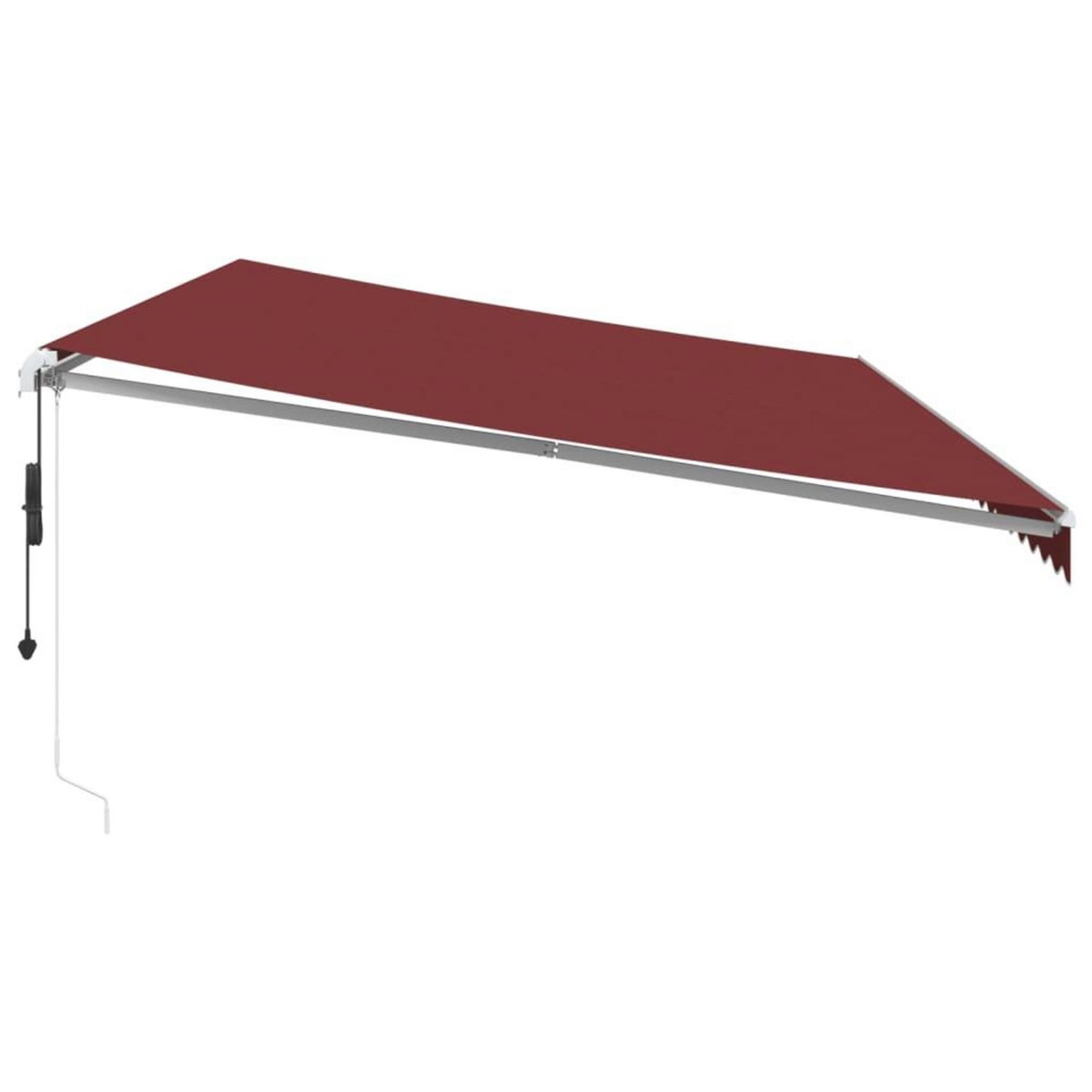VIDAXL Auvent retractable automatique bordeaux 600x300 cm