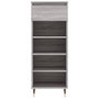 Voir la diapositive 5 : VIDAXL Armoire a chaussures Sonoma gris 40x36x105 cm Bois d'ingenierie