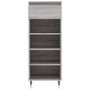 Voir la diapositive 5 : VIDAXL Armoire a chaussures Sonoma gris 40x36x105 cm Bois d'ingenierie