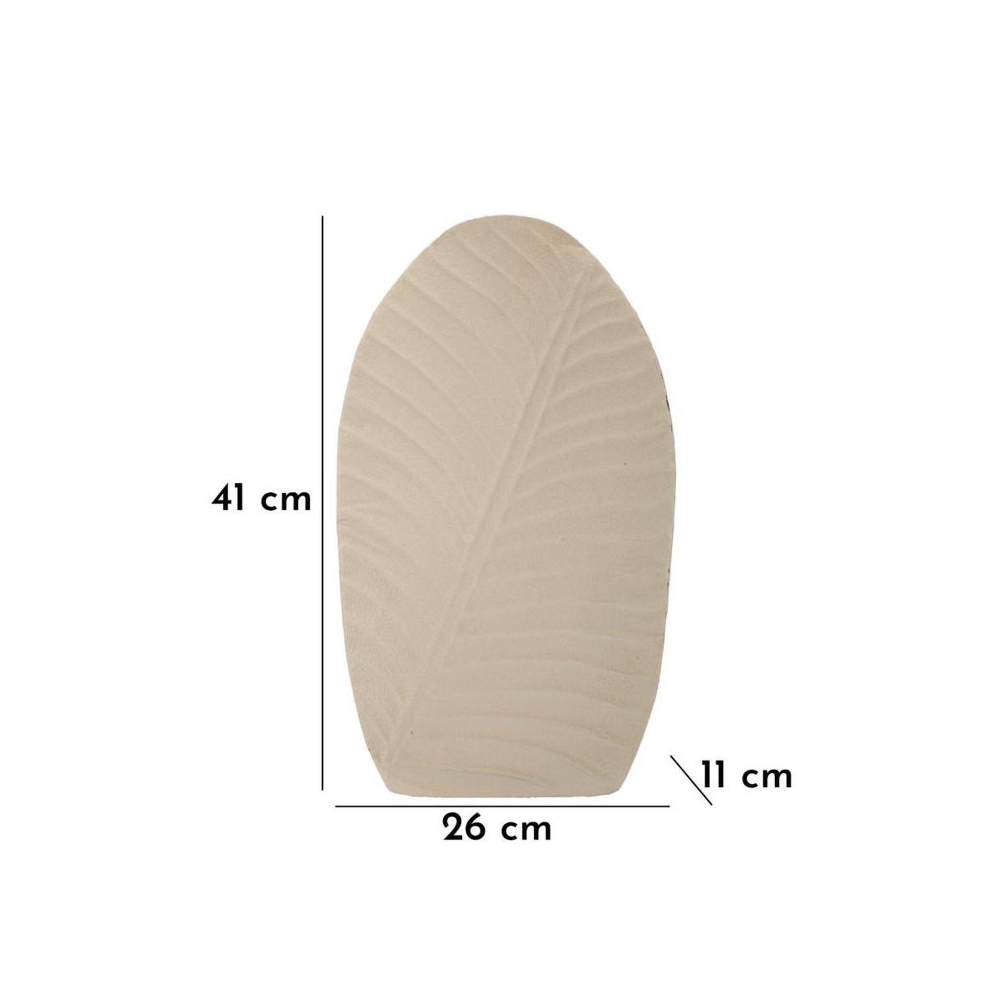 Voir la diapositive 6 : Paris Prix Vase design  dune  41cm crème