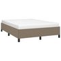 Voir la diapositive 4 : VIDAXL Cadre de lit sans matelas taupe 140x200 cm tissu