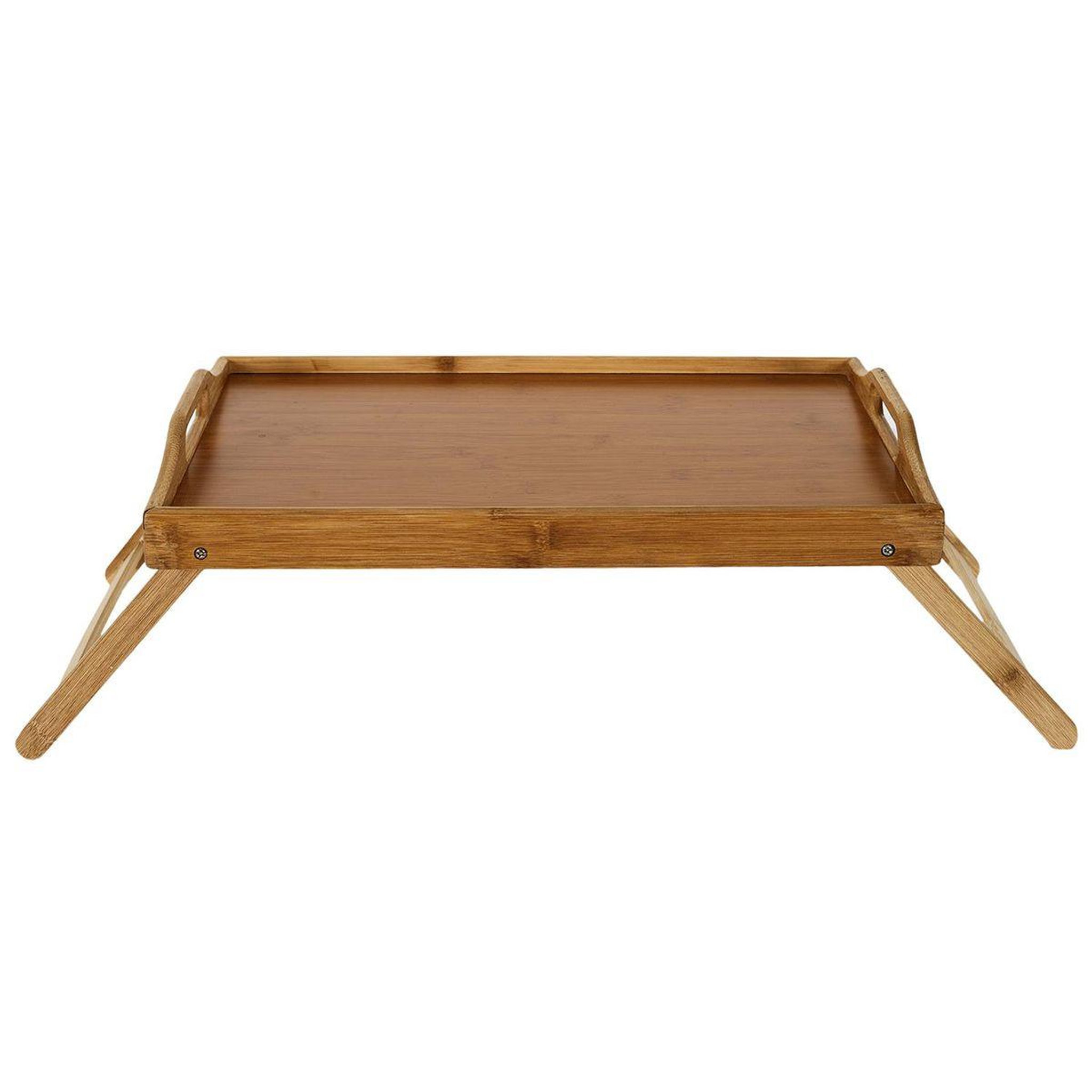 Voir la diapositive 2 : The Home Deco Factory Plateau en bambou design  dépliant  45cm beige