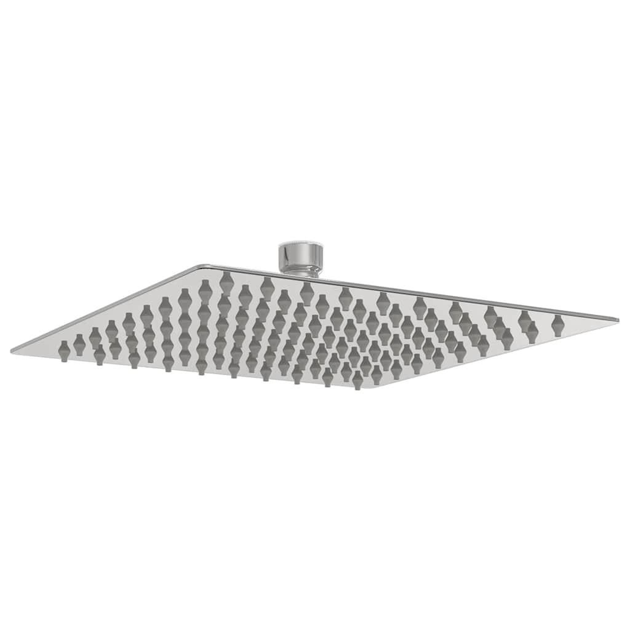 Voir la diapositive 2 : VIDAXL Pomme de douche pluie acier inoxydable 304 20x20 cm carree