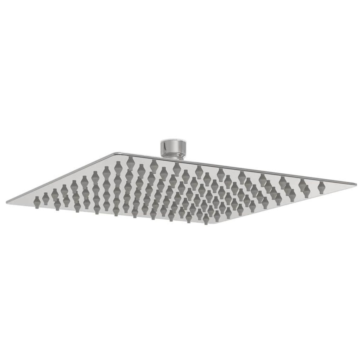 VIDAXL Pomme de douche pluie acier inoxydable 304 20x20 cm carree