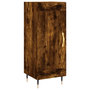 Voir la diapositive 2 : VIDAXL Buffet Chene fume 34,5x34x90 cm Bois d'ingenierie