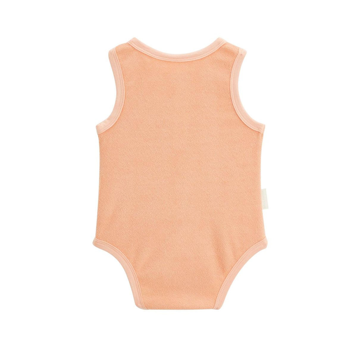 Petit Béguin Lot de 2 bodies bébé à bretelles en éponge Bahamas