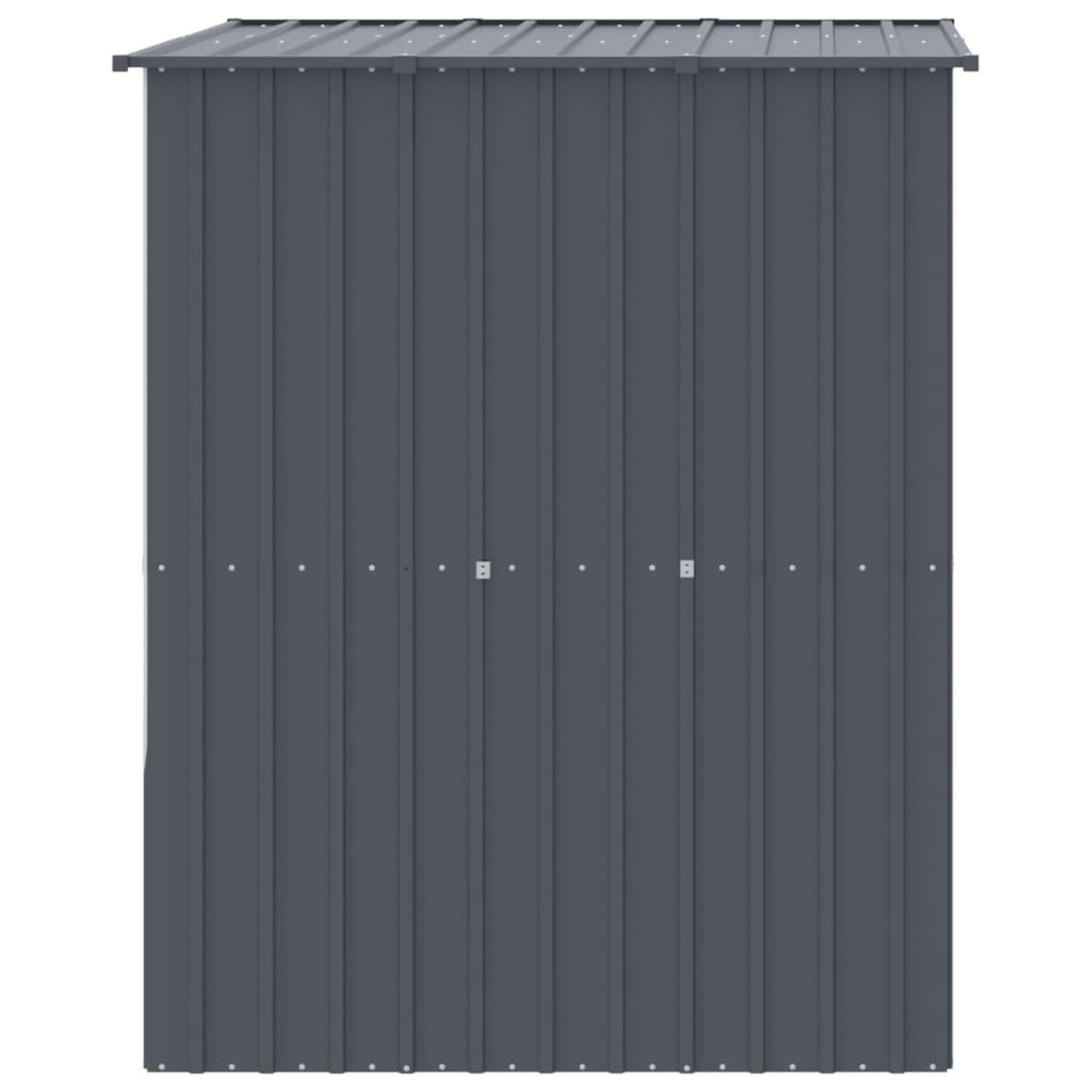Voir la diapositive 4 : VIDAXL Niche pour chien avec toit anthracite acier galvanise