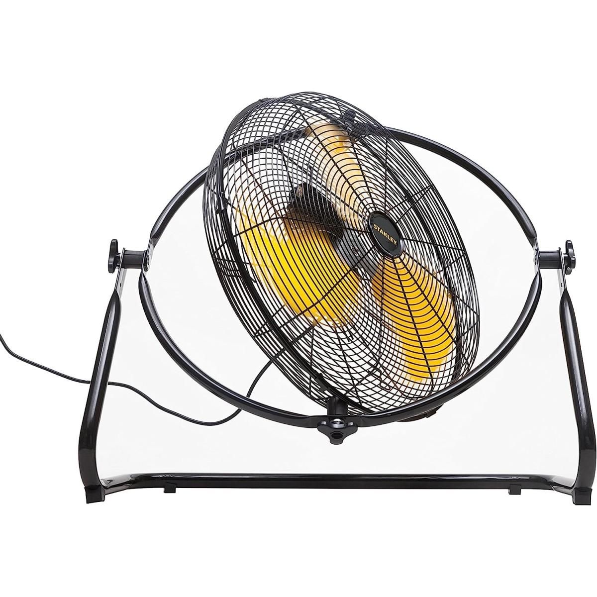 Stanley Ventilateur Portable 150W Oscillant 360° Diamètre 50,8cm Moteur 3 vitesses STANLEY
