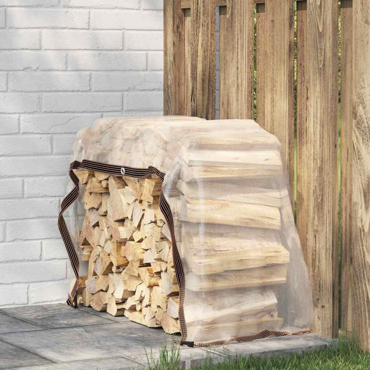 VIDAXL Bache transparente avec œillets 1x2 m PVC